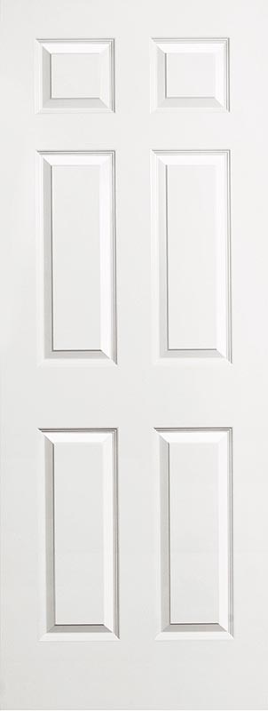 6-Panel Colonist Smooth Hollow Core White Primed Composite Interior Door
