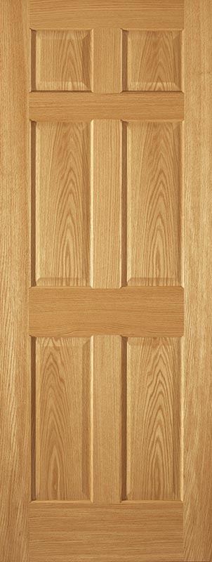 6-Panel Wood Core Unfinished Radiatta Pine Interior Door