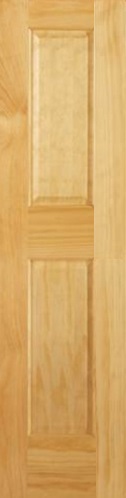 2-Panel Wood Core Unfinished Radiatta Pine Interior Door