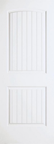 2-Panel Sante Fe Smooth Solid Core Exterior Wood Door