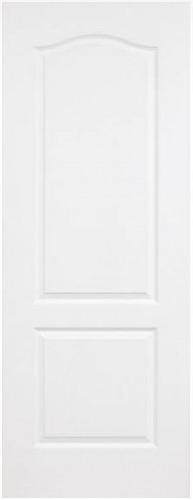2-Panel Classique Textured Solid Core Exterior Wood Door