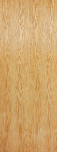 Flush Natural Solid Core Oak Exterior Wood Door