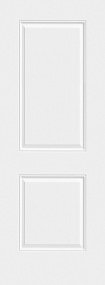 2-Panel Squaretop Smooth Primed Exterior Residential Steel Door