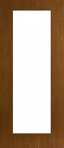 Retro Oak Exterior Fiberglass Door