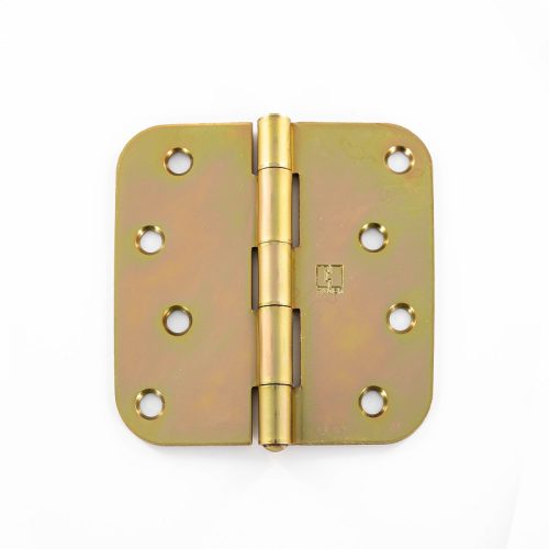 4 in. x 4 in. Exterior Door Hinge, Steel With Non-Removable Pin, Not A Pair