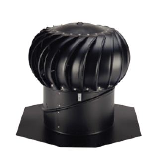 21 Air-Foil Curved Vane Turbine With Base