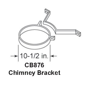 Carton of 3 Chimney Brackets