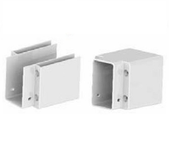 Pack of (2) White Finyl Line Deck-Top Angle Brackets