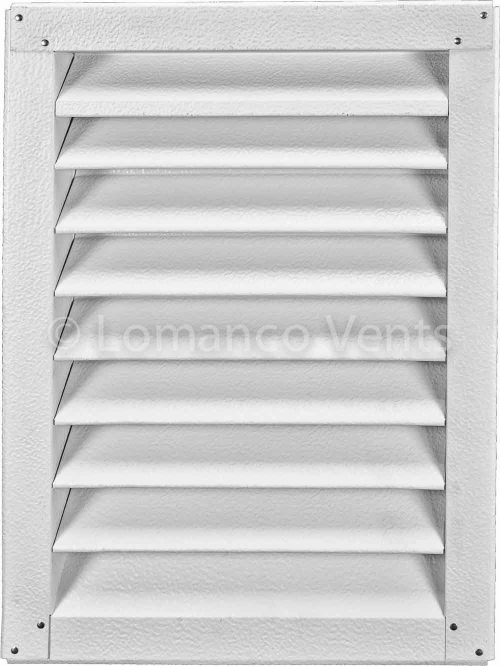 Carton of (6) 12 in. x 18 in. White Roof Louvers