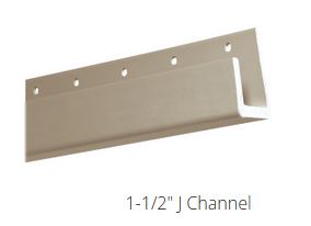 1-1/2 in. x 12 ft. 6 in. J-Trim