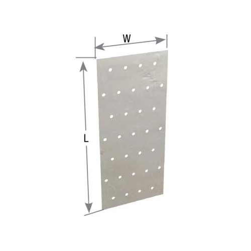 Carton of (100) 20 Ga. Steel Mending Nail Plates