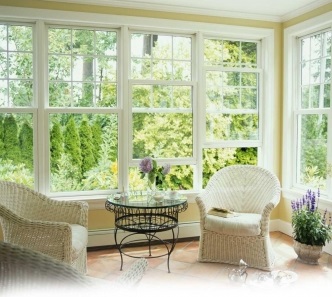 Pair of White Vertical Vinyl 1900 Series Mulls (Inside and Out)