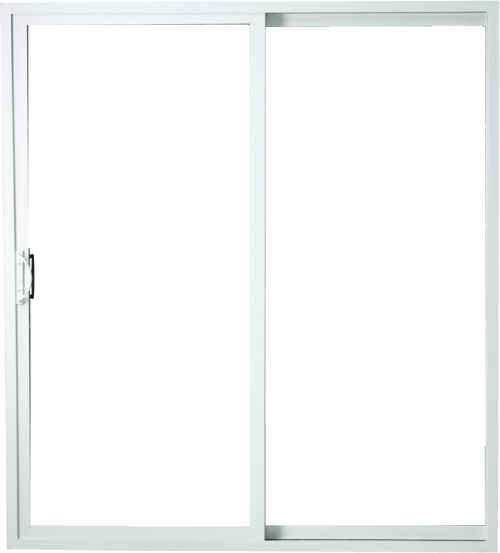 60 in. x 80 in. Full Lite 8000 Series XO White Low-E Argon Vinyl Patio Door