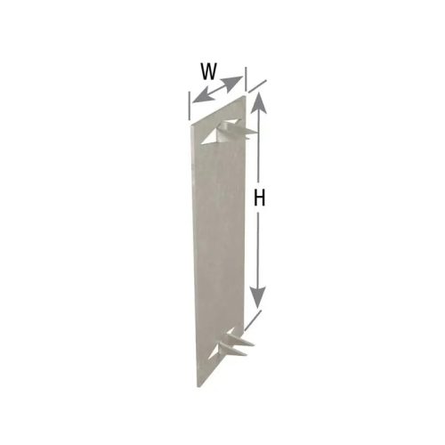 Carton of (100) 2 in. x 5 in. x 1/16 in. Prong Protection Plates