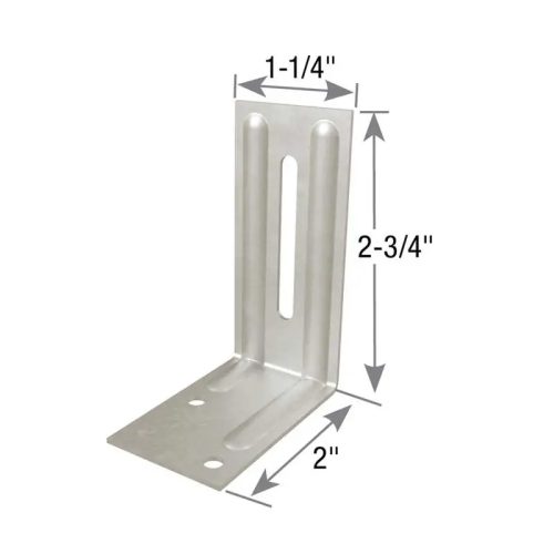 Carton of (200) 1-1/4 in. x 2-3/4 in. x 2 in. 18 Ga. Steel Roof Truss Ties