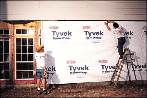 Roll of Tyvek Homewrap