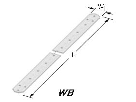 Carton of (10) 1-1/4 in. x 9 in. x 5-1/2 in. Flat Wall Bracing