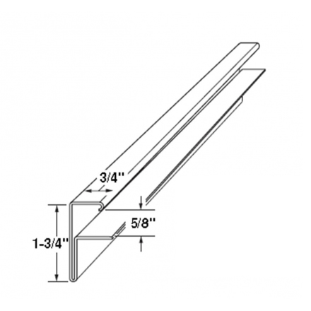 5/8 in. x 12 ft. 6 in. Linear F-Channel