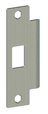 ASA 4-7/8 in. x 3-3/8 in. x 1-1/4 in. Satin Chrome Strike Plate with Machine Screws