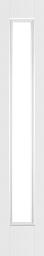 10 in. x 79 in. x 1-3/4 in. Smooth Full Lite Fiberglass Sidelite, 7 in. x 64 in. Cut Out