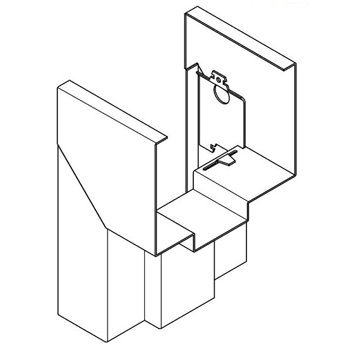 Masonry Commercial Hollow Metal Frame Header with 4 in. Face