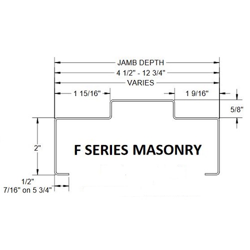 Masonry Commercial Right Hand Hinge Jamb