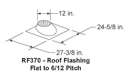 Heatilator RF370 Roof Flashing