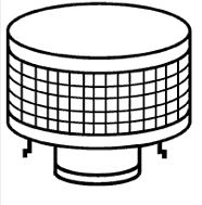 Heatilator TR-11-004 11" Terminal Cap Assembly
