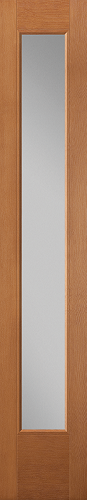 12 in. x 80 in. x 1-3/4 in. Fir Full Lite Fiberglass Sidelite, Low-E Glass Insert