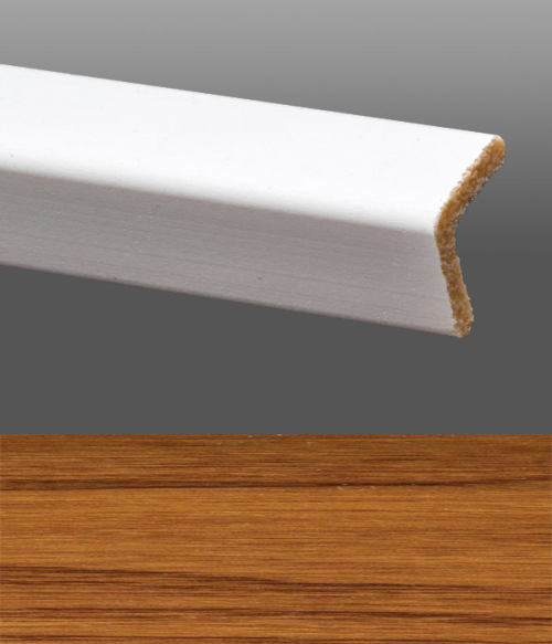 Carton of (14) Autumn Affinity Outside Woodgrain Corner Moulding