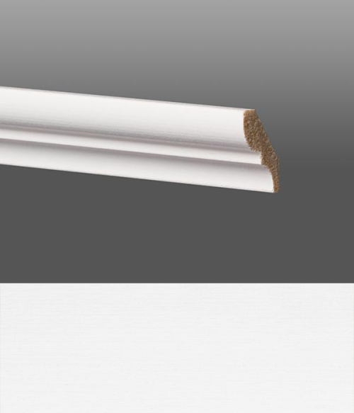 Carton of (25) Crystal White Bed Moulding