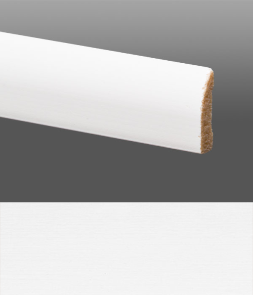 Carton of (25) Crystal White Stop Moulding