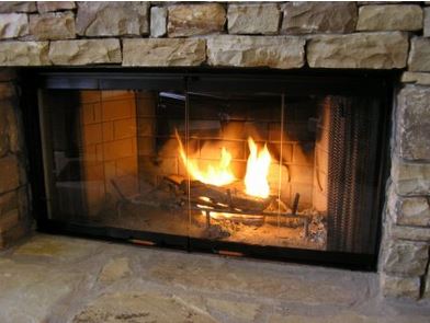 Heatilator DM1042 Black Glass Doors for EL-42 Unit