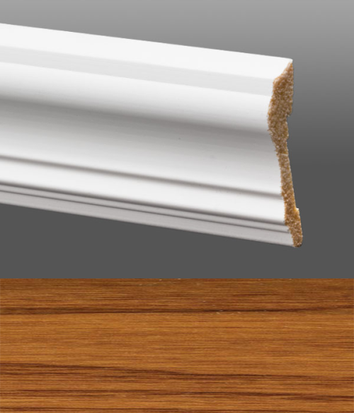 Carton of (12) Autumn Affinity Chair Rail Woodgrain Moulding