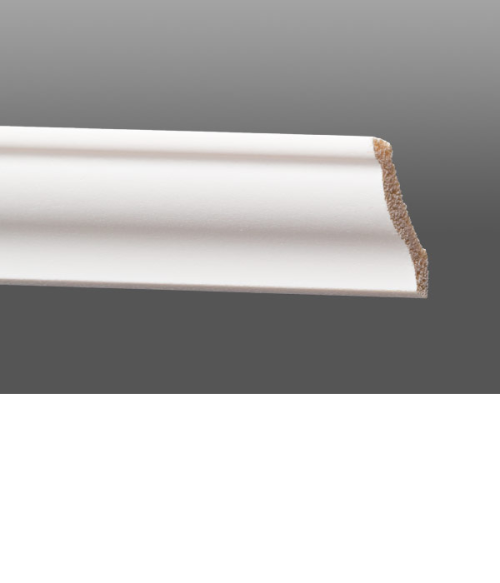 Carton of (14) Crystal White OG Crown Moulding