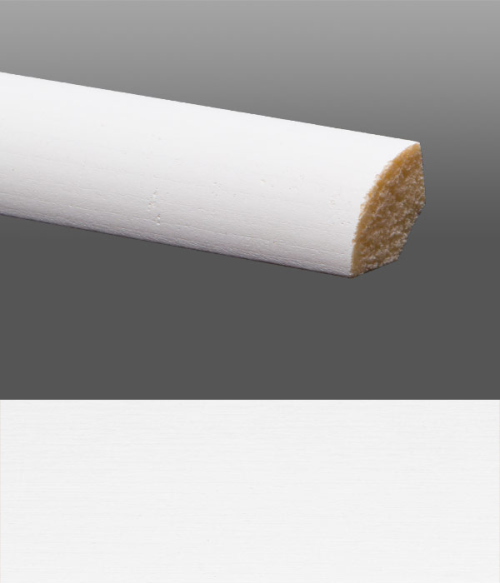 Carton of (20) Crystal White Quarter Round Moulding