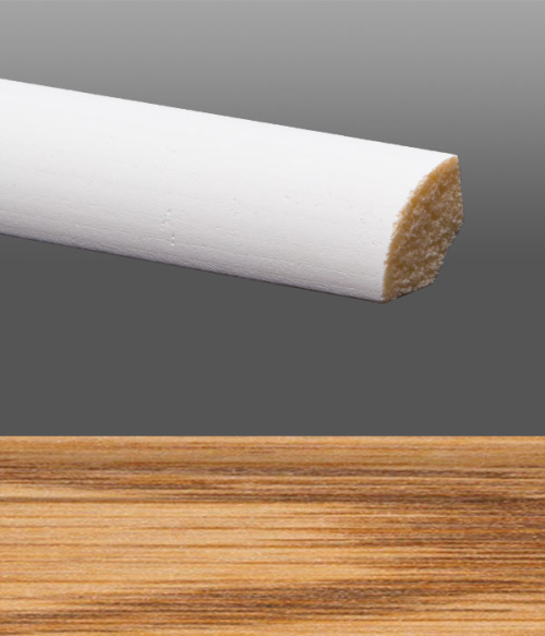 Carton of (25) Ultra Oak Quarter Round Woodgrain Moulding