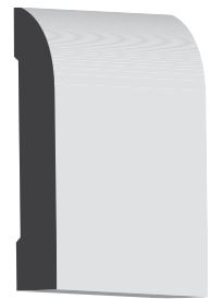 9/16 in. x 3-1/4 in. Primed Pine #713 Base Moulding, (1) Linear Foot