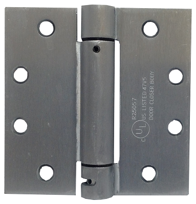 4-1/2 in. x 4-1/2 in. US-26D Brushed Satin Chrome Spring Loaded Hinge