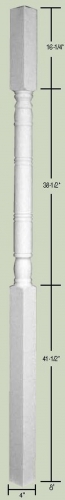 5 in. x 5 in. x 96 in. Perma-Post