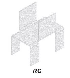 Carton of (250) RC716 7/16 in. Steel Plywood Clips