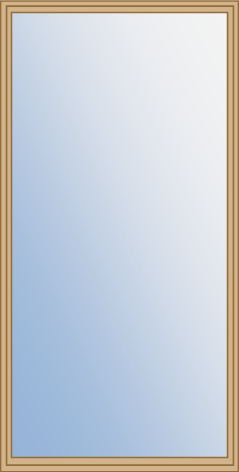 22 in. x 48 in. 1-Lite Low-E Insulated Glass Insert with Screws and Screw Covers, Tan Frame