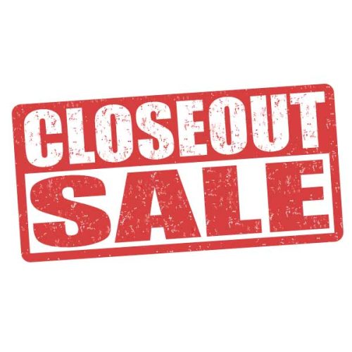 Closeout Sale