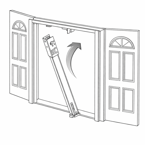 Design Hardware KRM7-KEY 7'0" Keyed Removable Mullion – Aluminum Finish